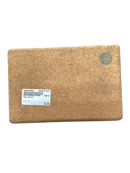 Vist Large View of Product Image Which is Used Yoga Block Tan