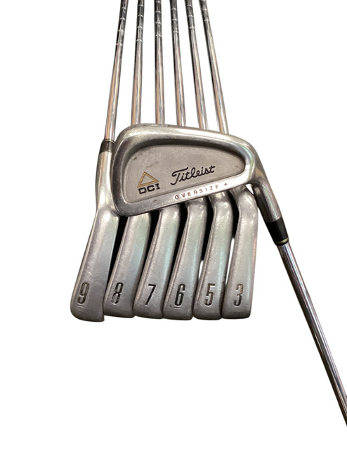 Vist Large View of Product Image Which is Used Titleist DCI OVERSIZED + Mens Iron Set RH 2I-9I