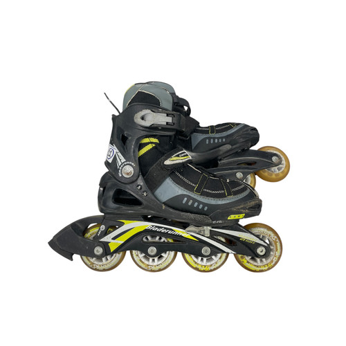 Vist Large View of Product Image Which is Used Bladerunner Phaser Youth Inline Skates Size 11 Black, side view