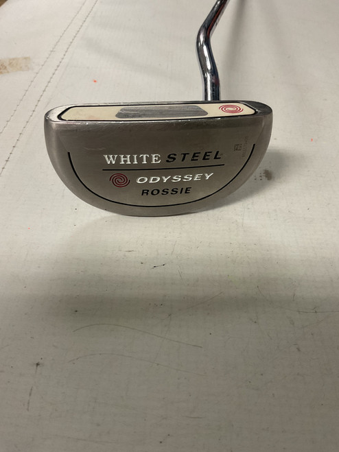 Vist Large View of Product Image Which is Used Odyssey WHITE STEEL ROSSIE Mens Putter RH