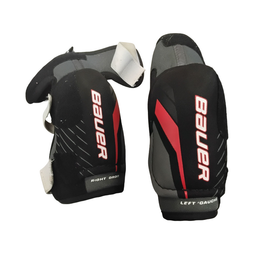 Vist Large View of Product Image Which is Used Bauer LIL SPORT Intermediate Elbow Pads LG