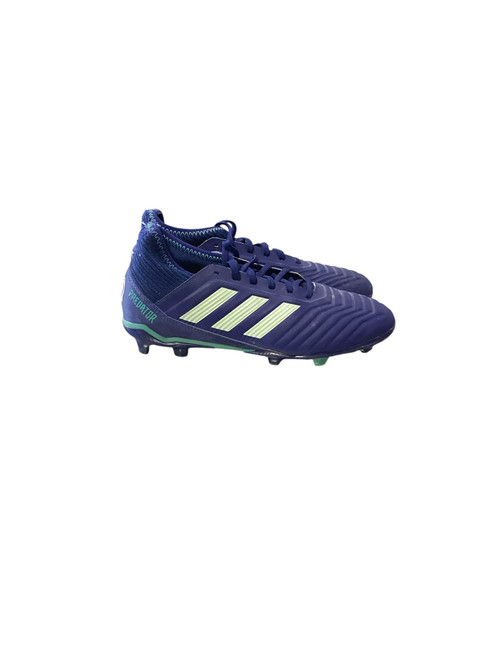 Vist Large View of Product Image Which is Used Adidas Soccer Cleats Royal Blue Junior 04.5