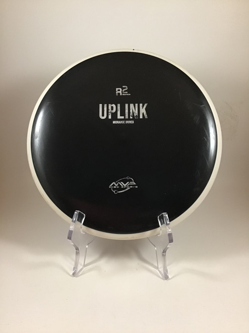 Vist Large View of Product Image Which is Used MVP R2 NEUTRON UPLINK Disc Golf Mid Range Black 177g