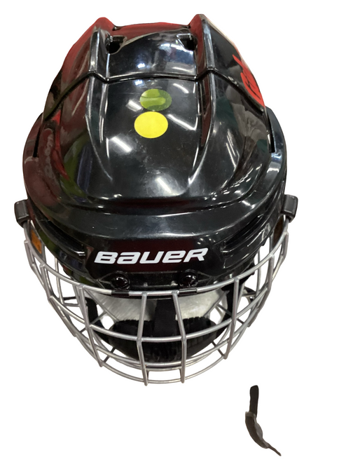 Vist Large View of Product Image Which is Used Bauer PRODIGY Helmet Cage Combo Black SM