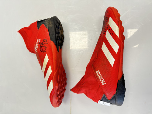 Vist Large View of Product Image Which is Used Adidas Soccer Turf Shoes Red Junior 05