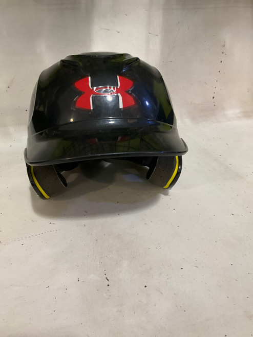 Vist Large View of Product Image Which is Used Under Armour BB HELMET 5 7/8-6 3/4 Batting Helmet No Mask Black XS