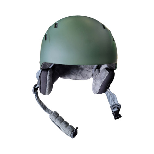 Vist Large View of Product Image Which is Used Snowsport Helmet Adult Dark Green One Size