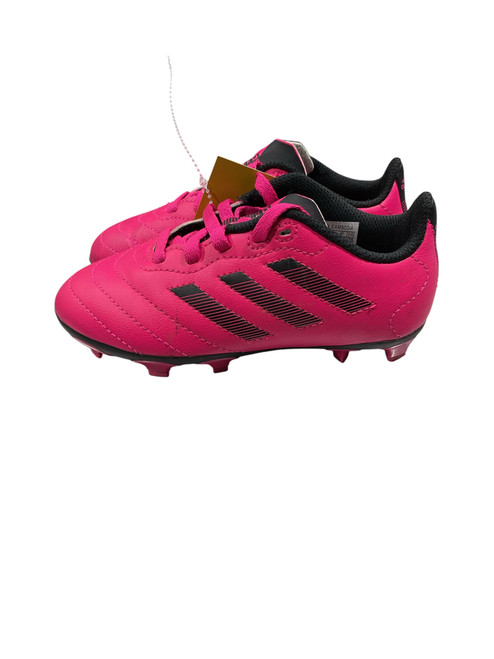 Vist Large View of Product Image Which is Used Adidas Soccer Cleats Pink Youth 11.0