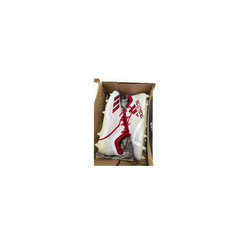 Vist Large View of Product Image Which is Used Adidas Adult FB Cleats White Senior 16