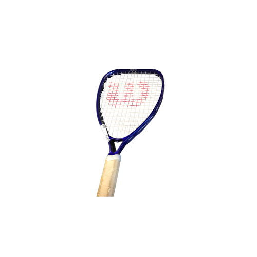 Vist Large View of Product Image Which is Used Wilson PREMIER 70 GRAPHITE Adult Tennis Racquet Navy Blue 4"