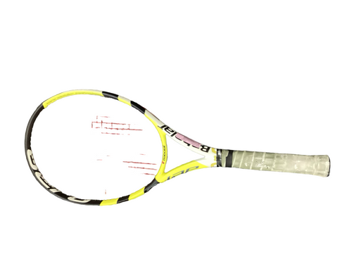 Vist Large View of Product Image Which is Used Babolat AERO PRO DRIVE Adult Tennis Racquet Yellow 4 5/8"