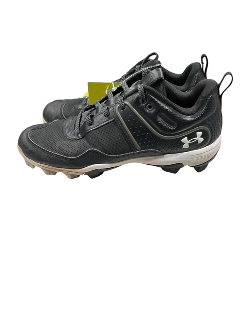 Vist Large View of Product Image Which is Used Under Armour BB CLEATS BB/SB Cleats Black Senior 7.5