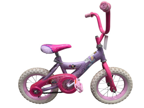 Vist Large View of Product Image Which is Used Huffy PRINCESS Training Wheel Bike Girls Pink 12"