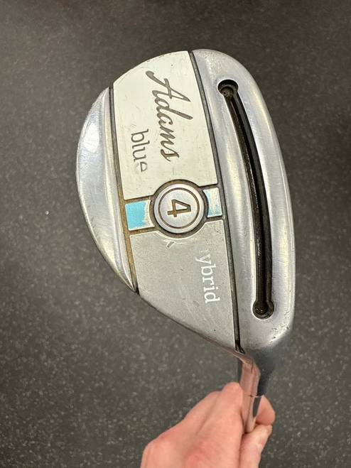 Vist Large View of Product Image Which is Used Adams Golf BLUE Womens Hybrid Club RH 4 Hybrid