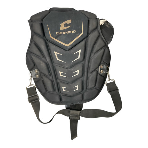 Vist Large View of Product Image Which is Used Champro CPN2 Catchers Chest Protector Black Intermed