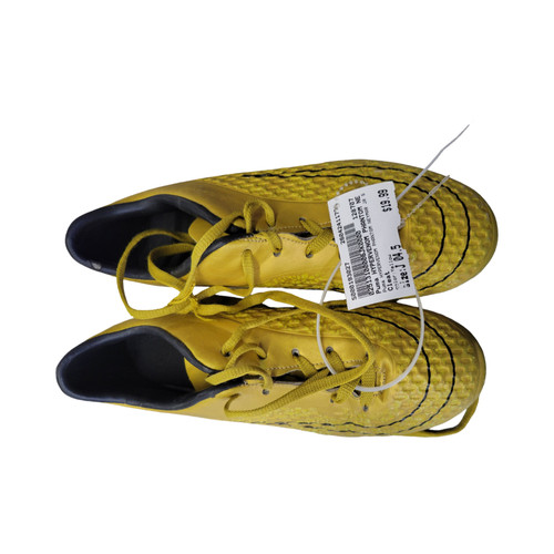 Vist Large View of Product Image Which is Used Puma HYPERVENOM PHANTOM NEYMAR JR SZ4.5 CLEAT Soccer Cleats Yellow Junior 04.5