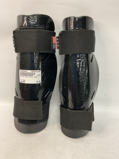 Vist Large View of Product Image Which is Used Martial Arts Shin Pads Black MD