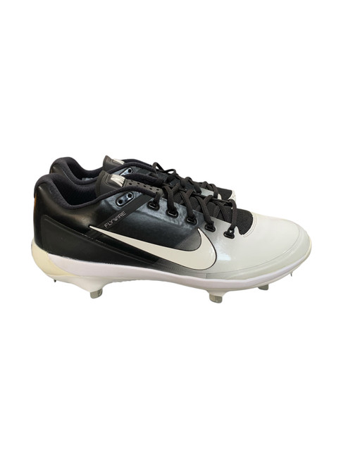 Vist Large View of Product Image Which is Used Nike AIR CLIPPER SIZE 12 BLK/W BB/SB Cleats Black Senior 12