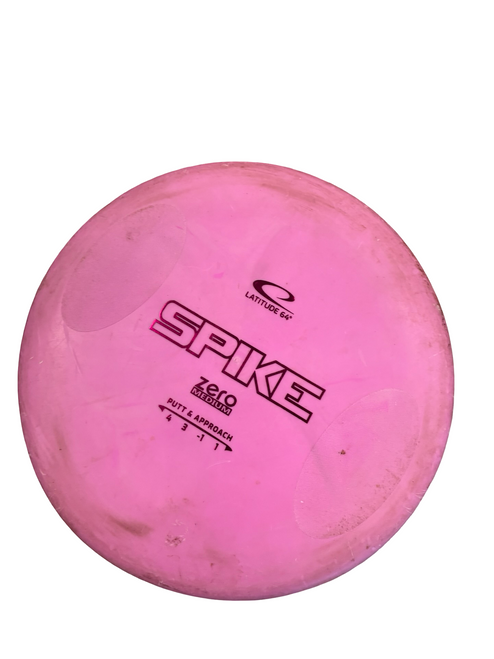 Vist Large View of Product Image Which is Used Latitude 64 SPIKE Disc Golf Putter Pink