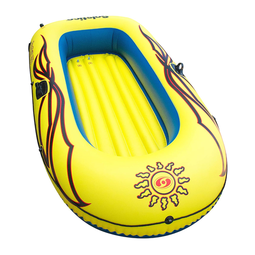 Vist Large View of Product Image Which is New Solstice Swimline SunSkiff Inflatable Boat- 3 Person