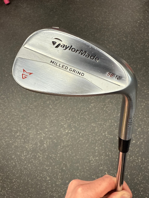 Vist Large View of Product Image Which is Used Taylormade MILLED GRIND Golf Wedge Mens RH 60 Degree