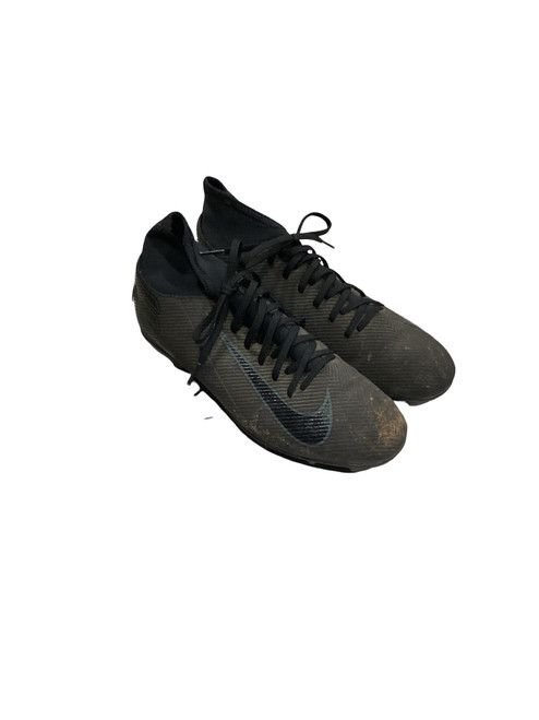 Vist Large View of Product Image Which is Used Nike MERCURIAL Soccer Cleats Black Senior 7.5