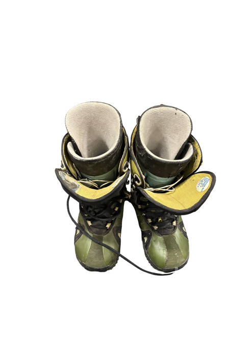 Vist Large View of Product Image Which is Used Burton CARBIDE Mens Snowboard Boots Tan And Black Senior 10.5