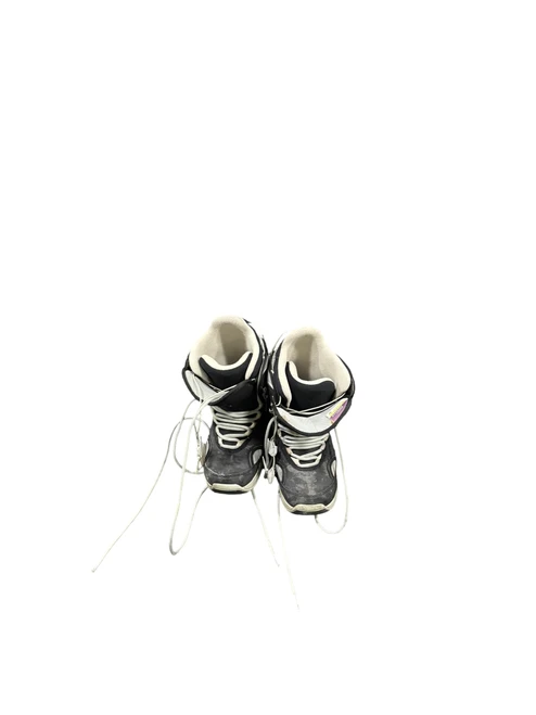 Vist Large View of Product Image Which is Used Burton TRIBUTE Womens Snowboard Boots Grey And Black Senior 7