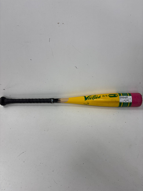 Vist Large View of Product Image Which is Used Victus VIBE PENCIL BAT BB/SB USSSA 2 3/4 Bat 28" (new= $260)