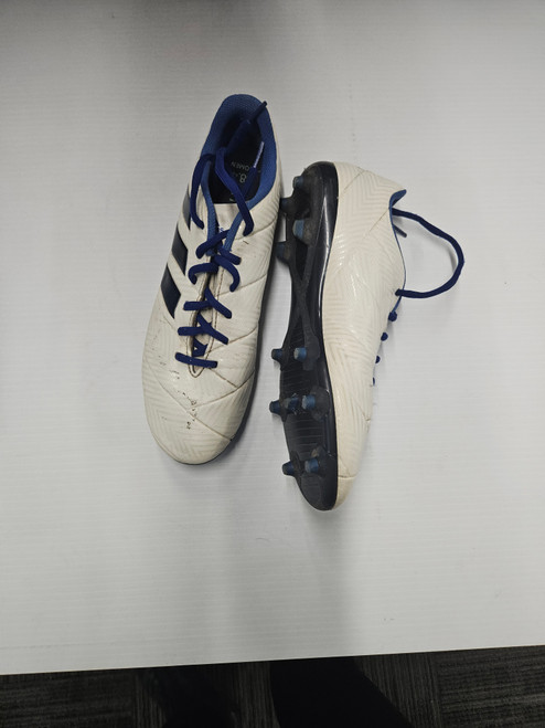 Vist Large View of Product Image Which is Used Adidas Soccer Cleats Royal Blue Senior 8.5