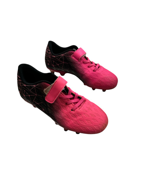 Vist Large View of Product Image Which is Used Soccer Cleats Black And Pink Junior 01