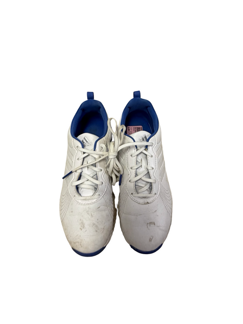 Vist Large View of Product Image Which is Used Adidas RESPONSE BOUNCE F33665 Womens Golf Shoes White And Royal Blue Size 6.5