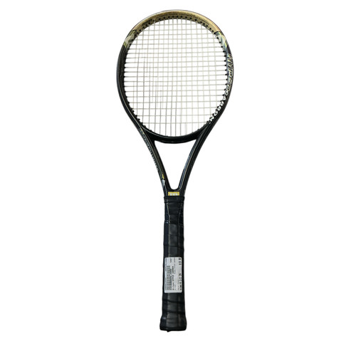 Vist Large View of Product Image Which is Used Wilson HYPER HAMMER Adult Tennis Racquet Black 4 1/2"