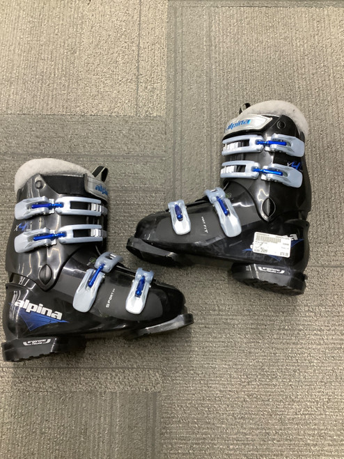 Vist Large View of Product Image Which is Used Alpina X4 Womens DH Ski Boot Grey 250 MP - M07 - W08