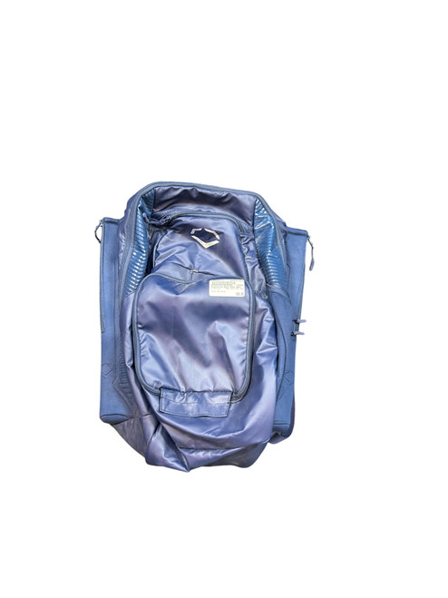 Vist Large View of Product Image Which is Used Evoshield BACK PACK NAVY BB/SB Player Backpack Navy Blue