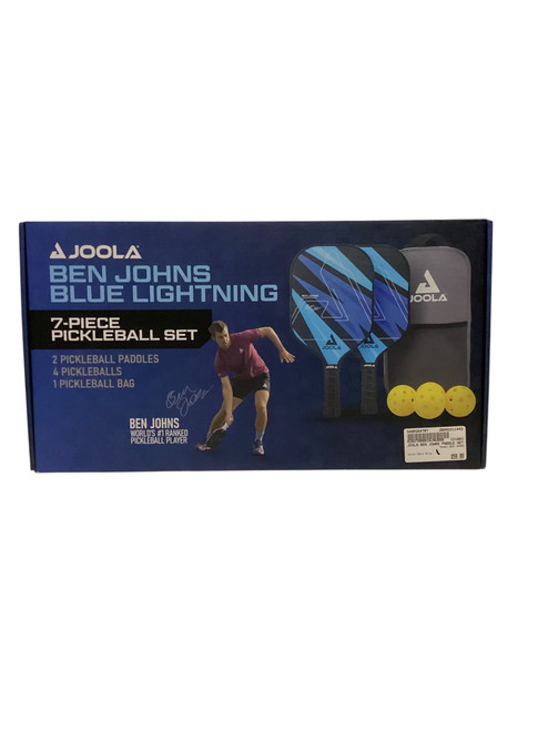 Vist Large View of Product Image Which is Used BEN JOHNS Pickleball Racquet Navy Blue