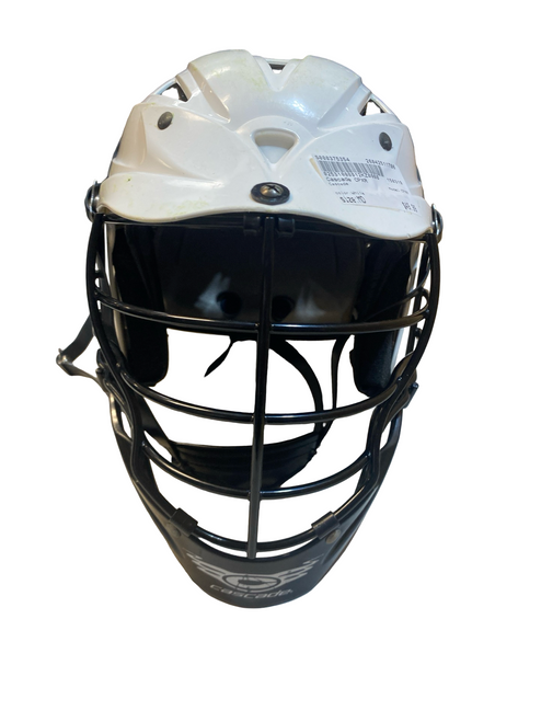 Vist Large View of Product Image Which is Used Cascade CPXR Lacrosse Helmet White MD