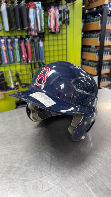 Vist Large View of Product Image Which is Used Rawlings NAVY BLUE HELMET Batting Helmet No Mask Navy Blue One Size