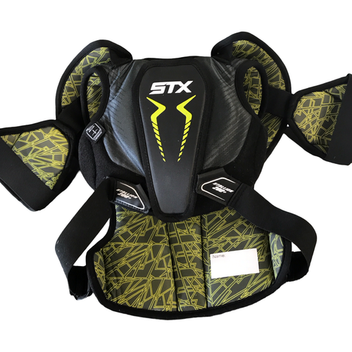 Vist Large View of Product Image Which is Used STX STALLION 200+ SHOULDER Lacrosse Shoulder Pads Black SM
