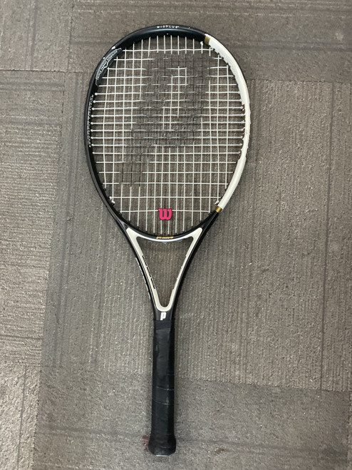 Vist Large View of Product Image Which is Used Prince BANDIT 105 Adult Tennis Racquet Black 4 3/8"