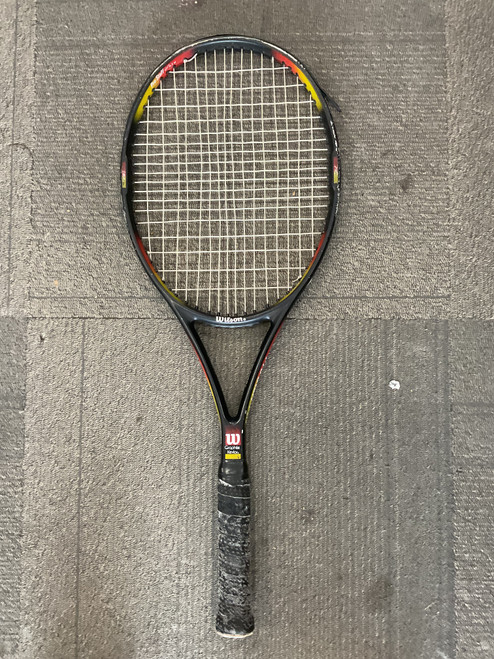 Vist Large View of Product Image Which is Used Wilson PRO STAFF CLASSIC 6.1 Adult Tennis Racquet Black Unknown