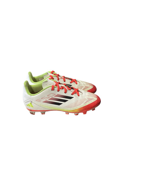 Vist Large View of Product Image Which is Used Adidas F50 Soccer Cleats White Junior 03