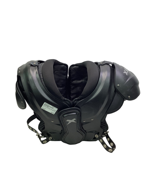 Vist Large View of Product Image Which is Used Xenith XFLEXION VELOCITY LARGE SHOULDER PADS FB Shoulder Pads Black LG