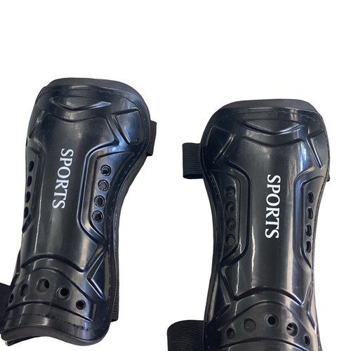 Vist Large View of Product Image Which is Used Soccer Shin Guards Youth Black MD