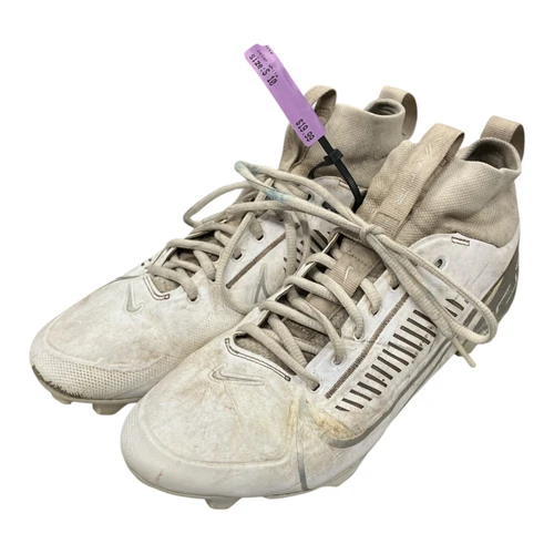 Vist Large View of Product Image Which is Used Nike LAX Cleats Mens White Senior 10