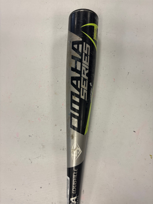 Vist Large View of Product Image Which is Used Louisville Slugger OMAHA BB/SB USA 2 5/8 Bat 28"