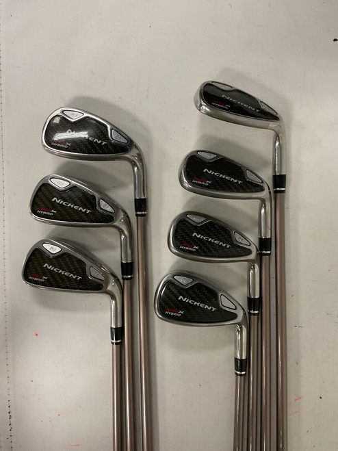 Vist Large View of Product Image Which is Used Nickent 3DX HYBRID Womens Iron Set RH 6I-SW