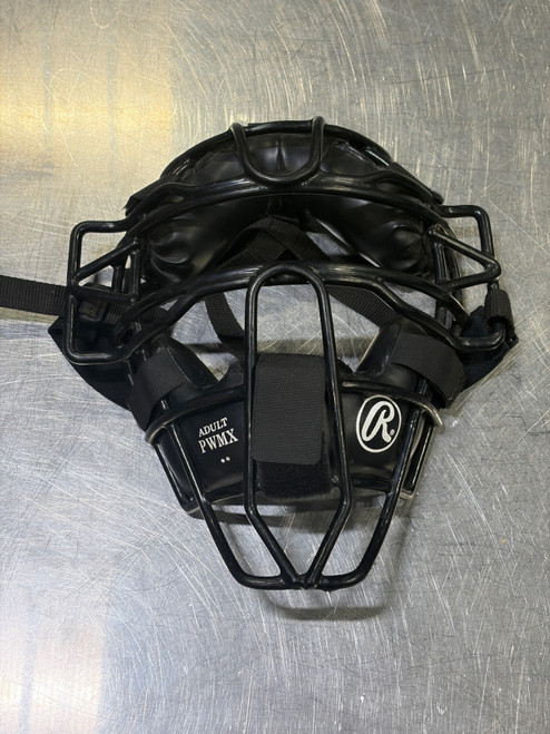 Vist Large View of Product Image Which is Used Rawlings PWMX Catchers Mask Black