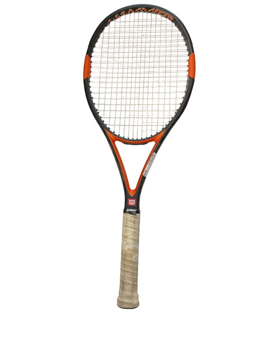 Vist Large View of Product Image Which is Used Wilson HAMMER TOUR Adult Tennis Racquet Black 4 3/8"
