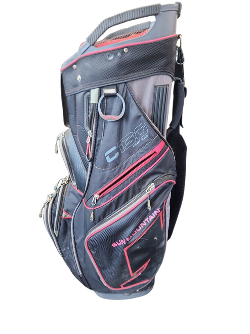 Vist Large View of Product Image Which is Used Sun Mountain CART BAG Mens Cart Bag Black